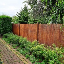 WILLOW SCREENING ROLL Screen Fencing Garden Fence Panel Outdoor 4m Privacy Borde