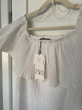 Zara white off shoulder dress