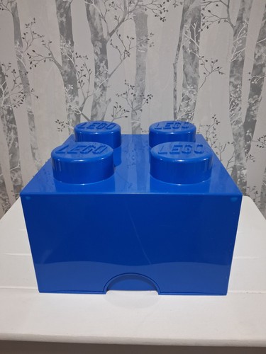 Lego storage blue - storage, brick