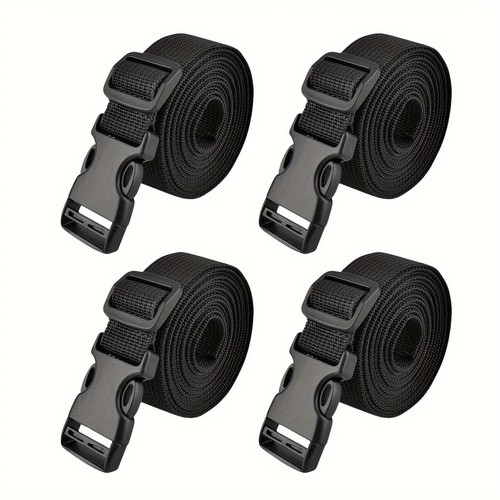 Pcs black suitcase straps - black,