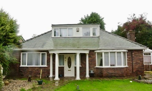 Circular portico porch - circular,
