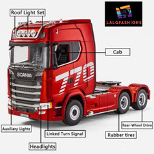 HUINA 1501 RC Scania 770S Truck – 1:18 Scale Remote Control Tractor Trailer Vehi