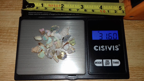 Coober pedy rough opal - coober,