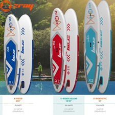ZRAY Paddleboard Inflatable SUP  X-Rider Full Sets 10,2ft, 10,10ft & 12ft boards
