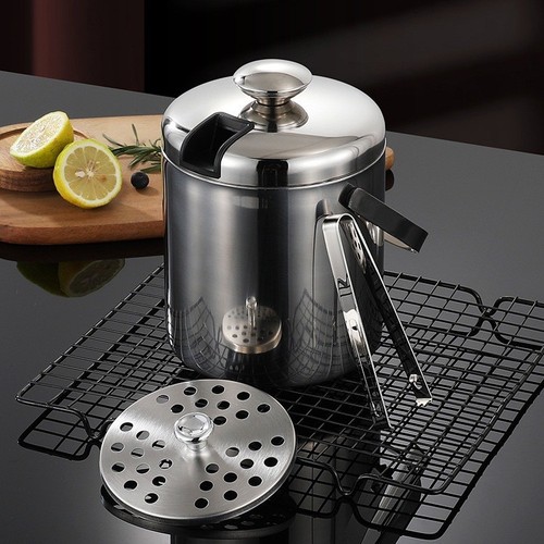 Ice bucket tongs lid - bucket, +