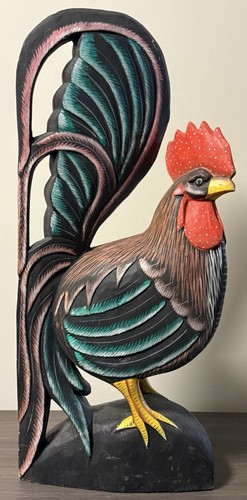 Vintage wooden hand painted - wooden,