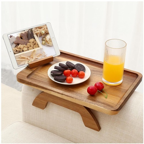Acacia wood couch arm - acacia,