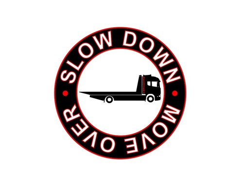 200mm recovery truck sticker - 200mm,