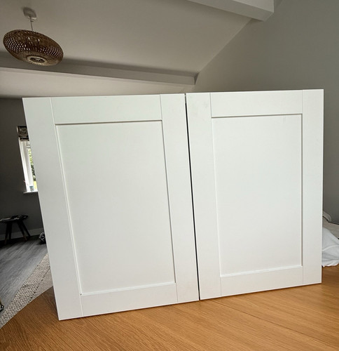 Ikea plasta cabinet - with, two