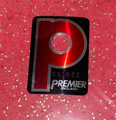 Premier england drum badge - premier,