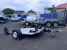 Brand new Lorries motorcycle/ motorbike trailer foldable tiltbed 750kg