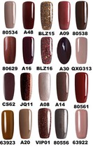 BLUESKY GEL NAIL POLISH BROWN