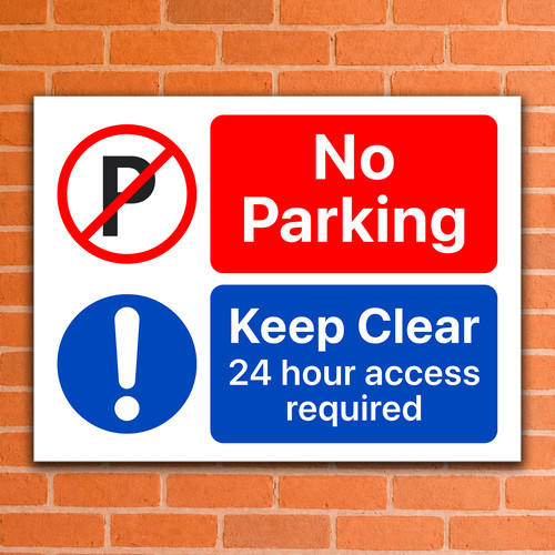 Parking sign keep clear - parking,
