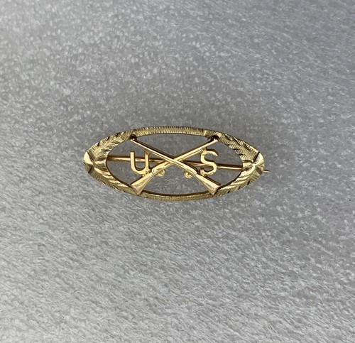 10k gold wwii - army, infantry