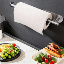 Kitchen Paper Roll Towel Holder Wall Mounted Storage Shelf Bathroom Toilet UK