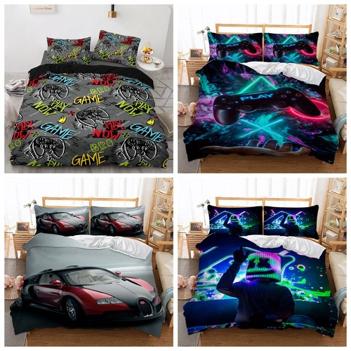 Gameed racing car duvet - car,