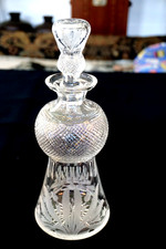 Stunning Edinburgh Crystal Thistle Large Decanter