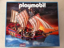Playmobil 3940 Pirate Ship – 100% Complete + Box + Instructions