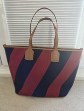 Womens Boden Tote Striped Bag