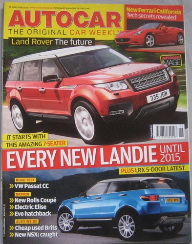 Autocar june 2008 featuring - 25,