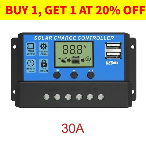 30a pwm solar panel regulator - solar,