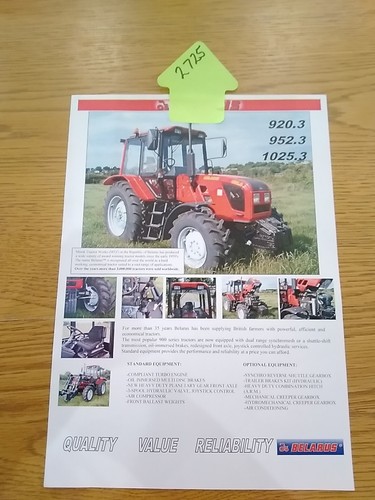 Belarus tractor 920 952 - tractor, 1025
