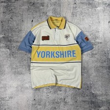 Yorkshire Cricket Vintage Central Logo Jersey Tetley Bitter sz M