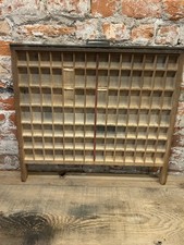 Vintage TJ4 Multigraph Printers Type Letterpress Drawer Shadow Box Tool