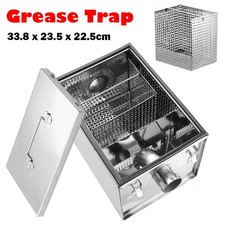 Commercial Catering Grease Trap Stainless Steel Waste Fat Interceptor Separator
