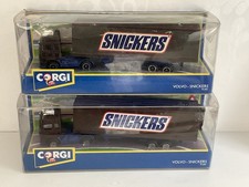 Corgi 91301 Volvo Box Trailer Superhaulers SNICKERS NEVER RELEASED 2 VERSIONS