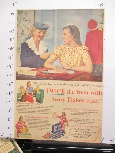 Newspaper 1945 ivory flakes - ivory,