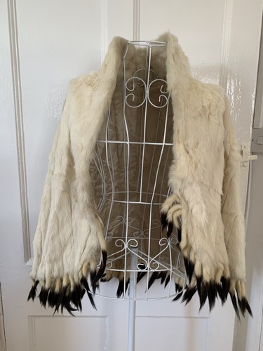 Vintage real ermine fur - real,