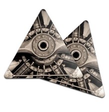 2x Triangle Coaster - Vintage