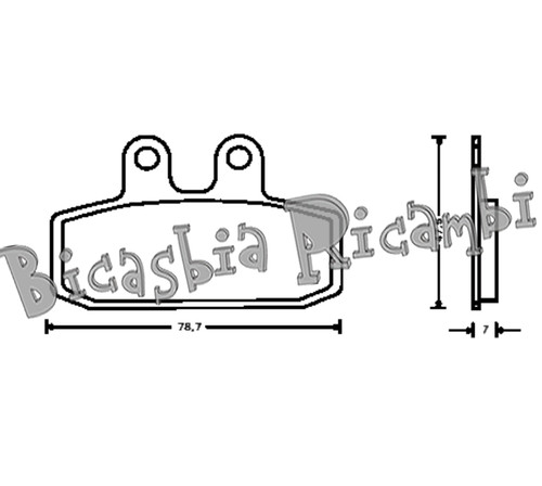 5556 front brake pads cagiva - 5556,