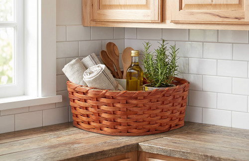 Amish handmade corner storage - amish,