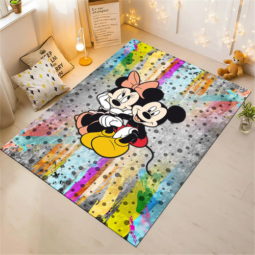 Mickey mouse rug minnie - mouse,