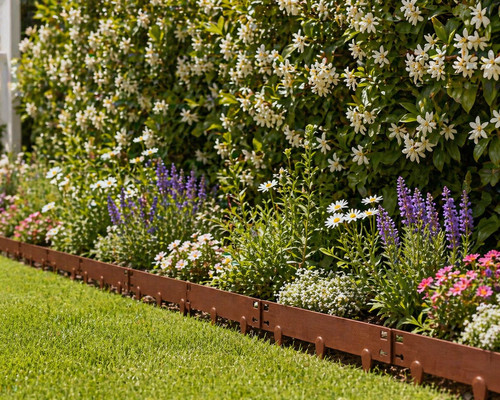 Pack steel lawn edging set - 5,
