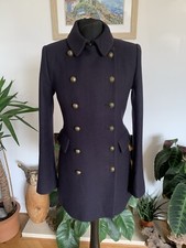 Zara Navy Blue Wool Mix