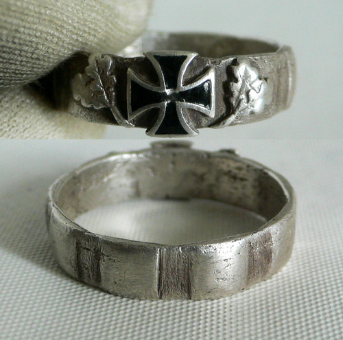 Ring german ww2 wwii oak - german,