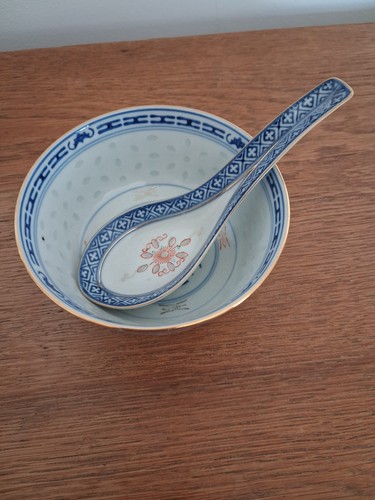 Vintage chinese blue white - blue,