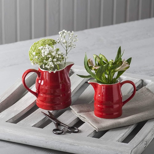 Churn jug red porcelain - jug,