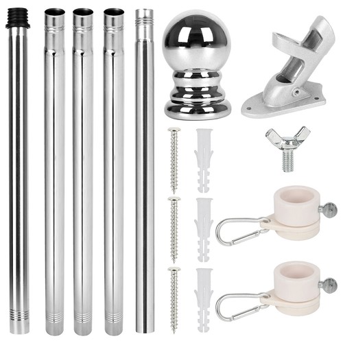 6ft telescopic flagpole flag - telescopic,