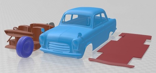 Ford anglia 100e - rc, model