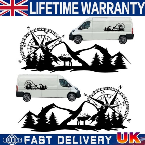 Black motorhome camper van - 2x, motorhome/camper