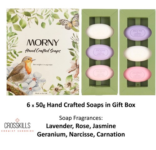 Morny soap gift set - 6, 50g