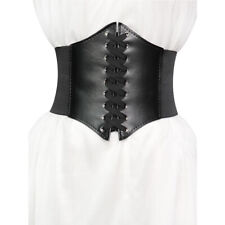 Women Ladies Wide Corset Belt Cincher Waist Belt Elastic Stretch Body Shapewear