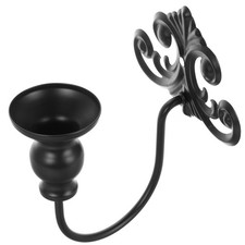  Wrought Iron Wall Candle Holder Retro Candlestick Home Decorative Accessories
