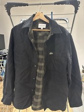 Lacoste Black Overshirt Jacket Small Medium Size 39 Never Worn Brand New