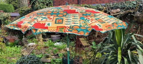 Vintage garden umbrella - vintage,
