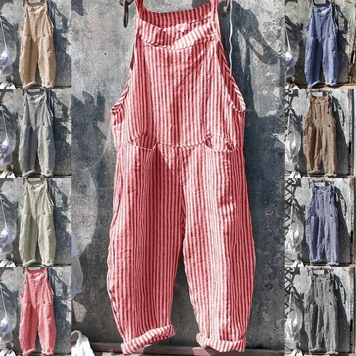 Womens striped linen cotton - womens,